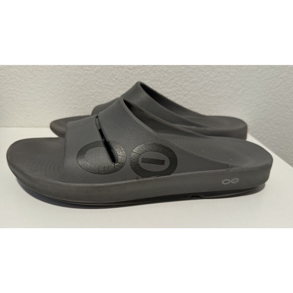 OOFOS Other - OOFOS OOahh Recovery Slip On Sandals Unisex Mens Sz 11 Womens Sz 13 Gray GUC
